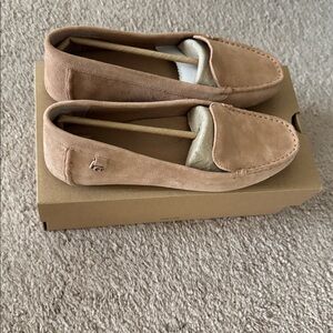 UGG Women's Suede Tan Slip-On Loafers NWT